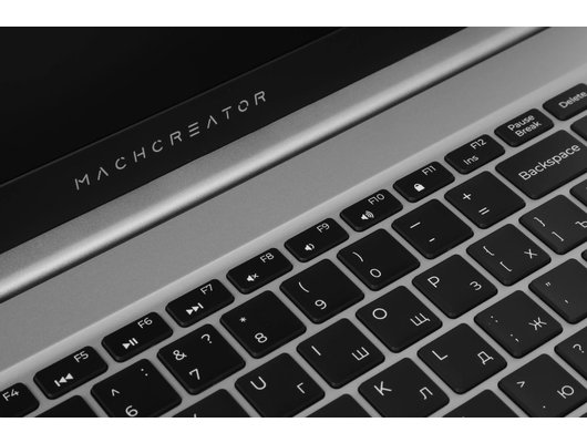 Ноутбук Machcreator Genesis R17/JJ00G400HRU/Ryzen 5-7640HS/16Gb/1Tb/17 QHD IPS/DOS серебристый